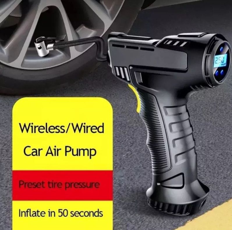 Compresor Aire Portátil Bomba Inalámbrica Calibrar Lau-2