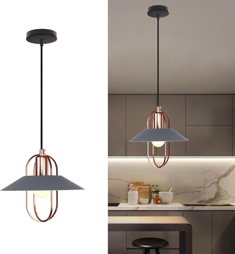 LÁMPARA COLGANTE Estilo Minimalista Moderno Techo Alto-1