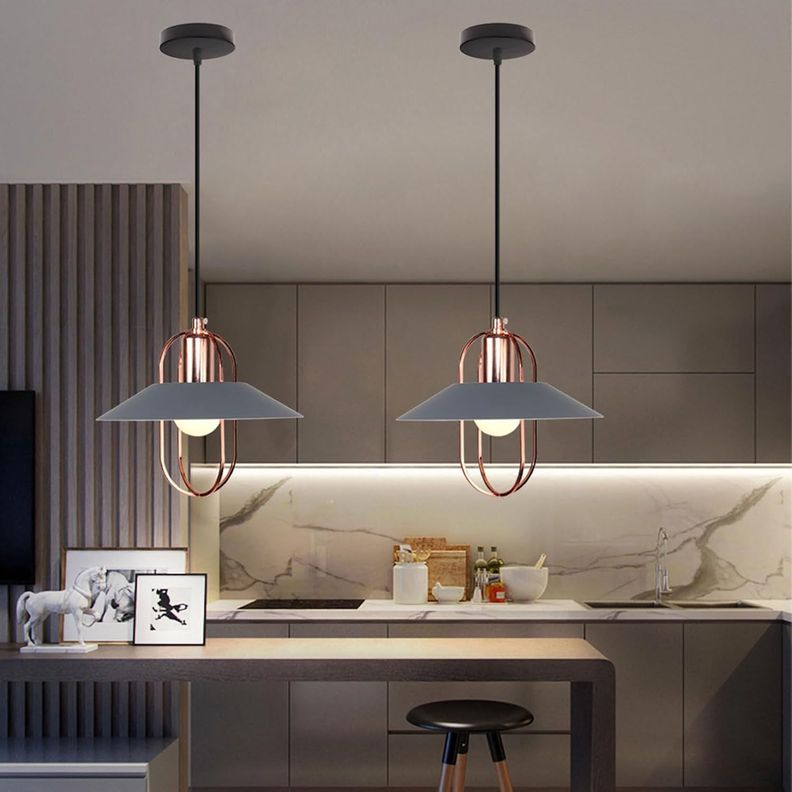 LÁMPARA COLGANTE Estilo Minimalista Moderno Techo Alto-5