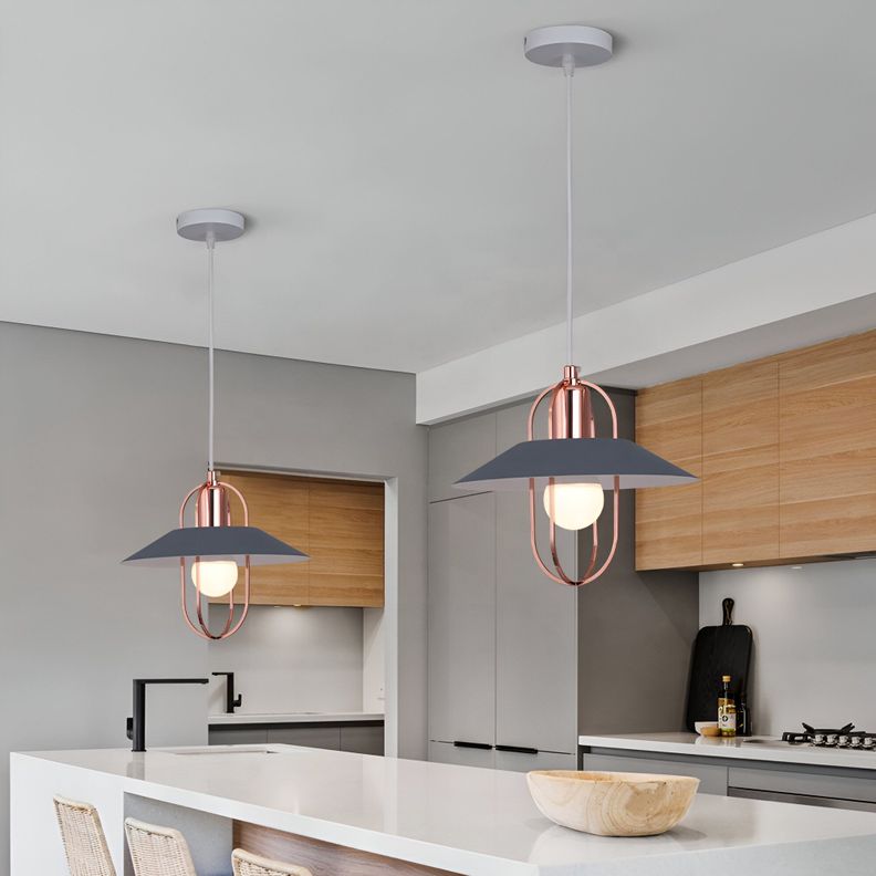 LÁMPARA COLGANTE Estilo Minimalista Moderno Techo Alto-6