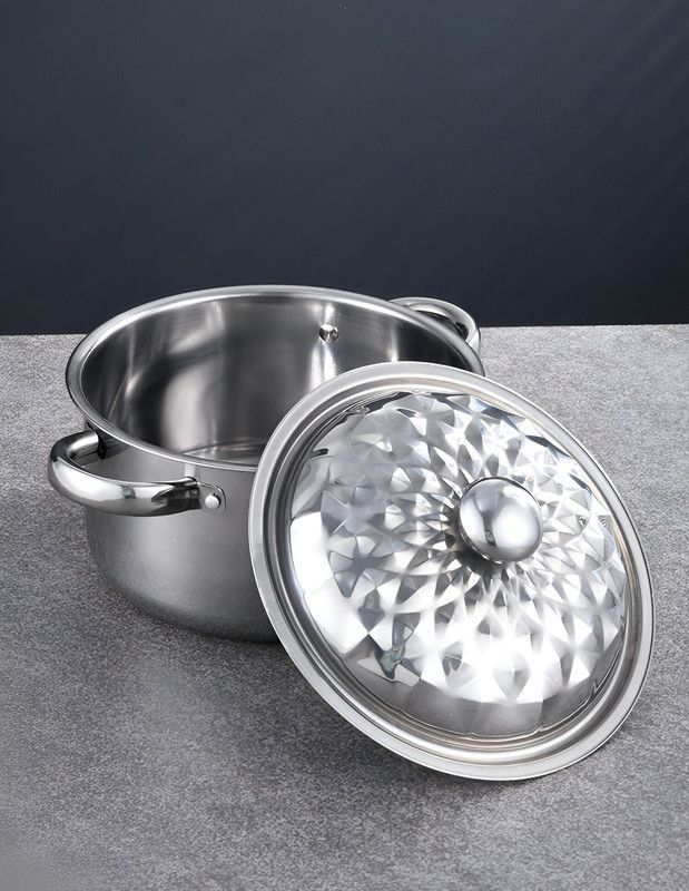 Ollas Acero Inoxidable 5 Piezas Guisar Freir Cocinar Lau-6