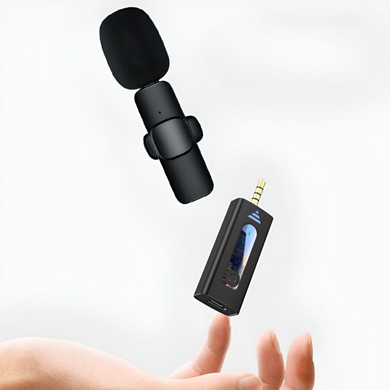 MICRÓFONO INALÁMBRICO Lavalier Balita Conector Jack 3.5-3