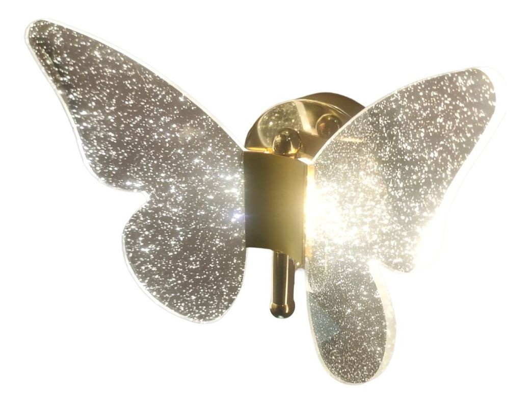 Aplique LED Pared Lámpara Decorativa Mariposa Moderna Jhn-0
