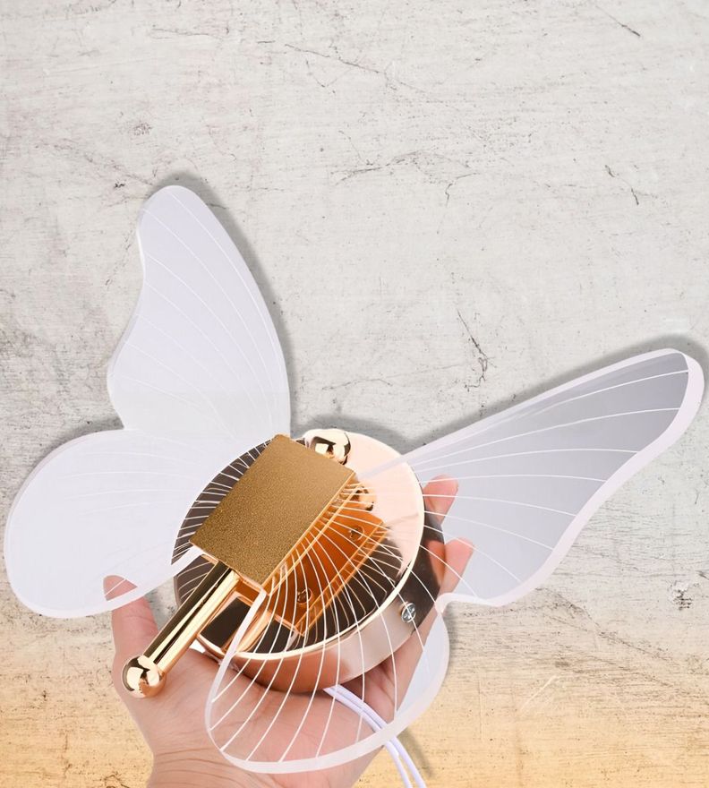 Aplique LED Pared Lámpara Decorativa Mariposa Moderna Jhn-5