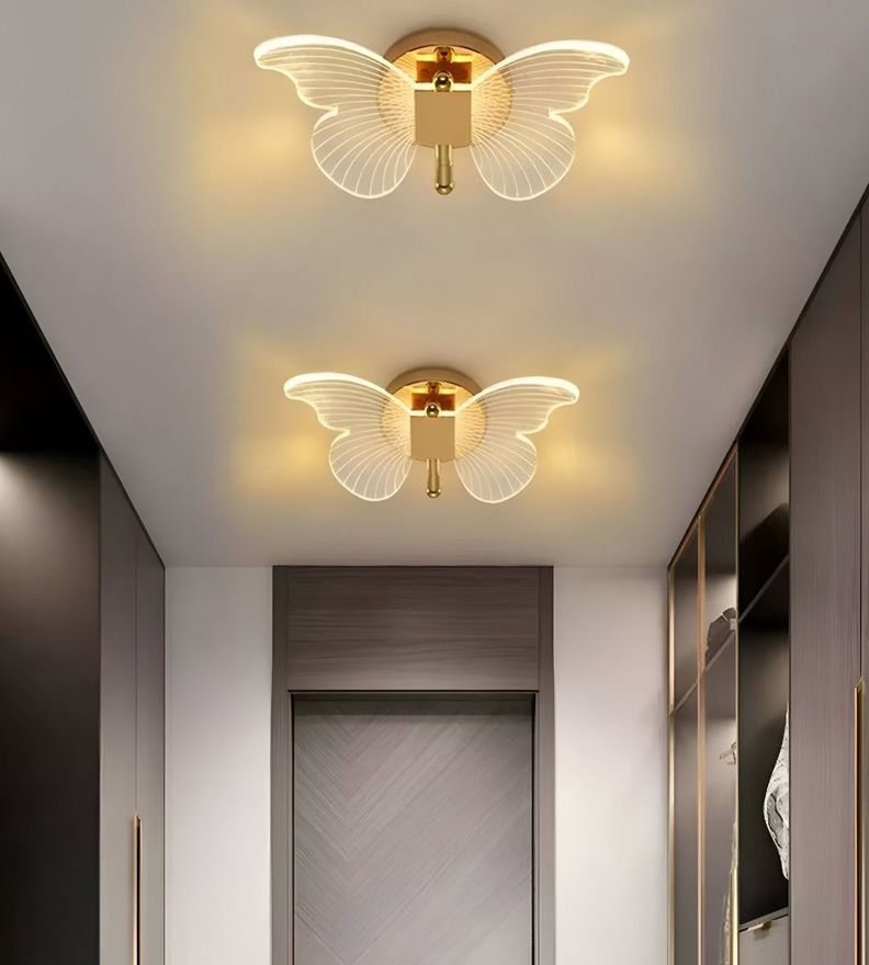 Aplique LED Pared Lámpara Decorativa Mariposa Moderna Jhn-6