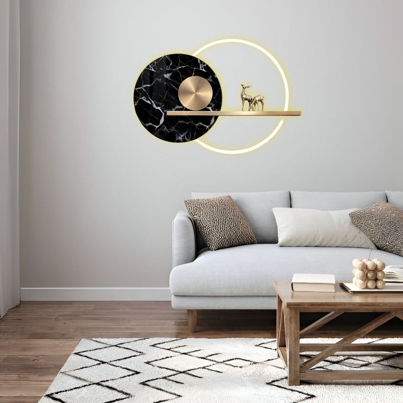 Aplique Pared Creativo Metal 3D LED Decorativo Paisaje Jhn-2