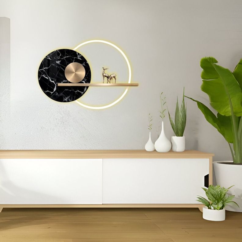 Aplique Pared Creativo Metal 3D LED Decorativo Paisaje Jhn-5