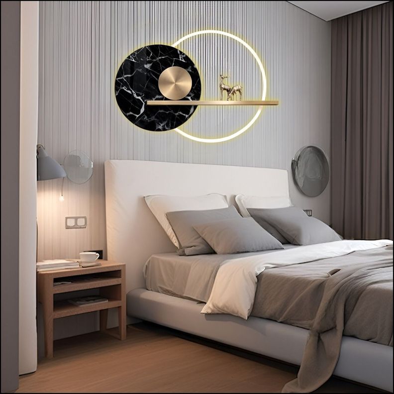 Aplique Pared Creativo Metal 3D LED Decorativo Paisaje Jhn-7