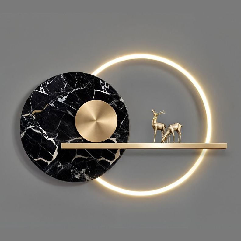 Aplique Pared Creativo Metal 3D LED Decorativo Paisaje Jhn-8