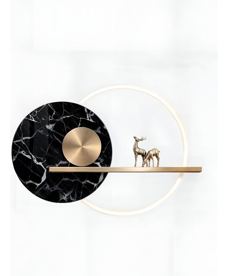 Aplique Pared Creativo Metal 3D LED Decorativo Paisaje Jhn-9