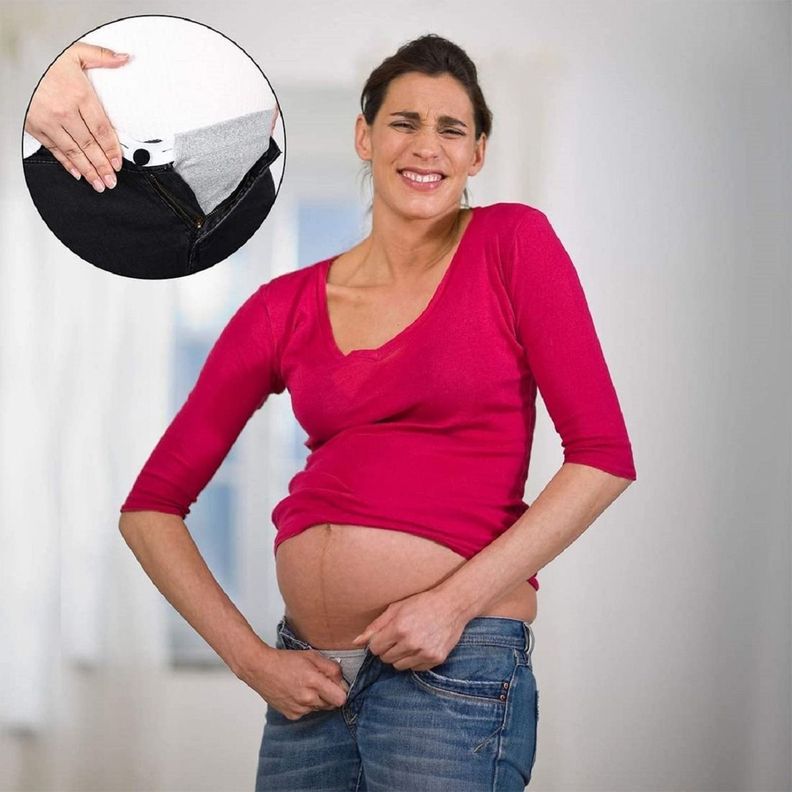 Set de 5 Extensores Pantalón Embarazo Ajustable Maternal Jhn-2