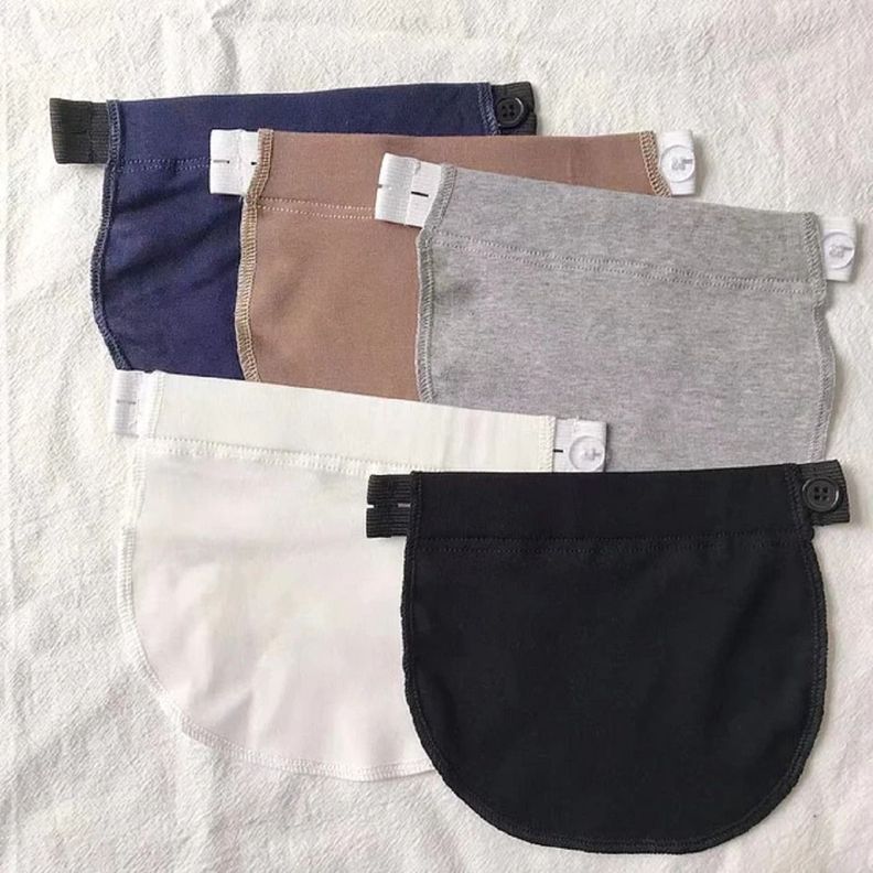 Set de 5 Extensores Pantalón Embarazo Ajustable Maternal Jhn-5