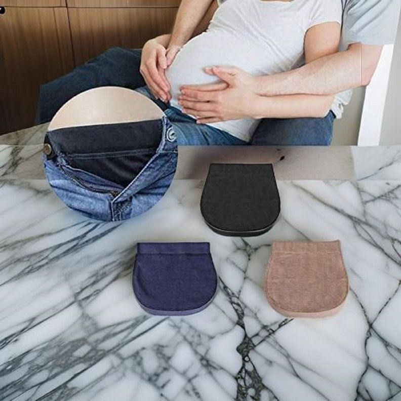 Set de 5 Extensores Pantalón Embarazo Ajustable Maternal Jhn-8