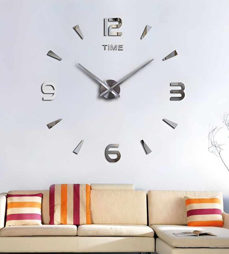 Reloj Pared 3D Acrílico Grande Moderno Decoración Hogar Jhn-1