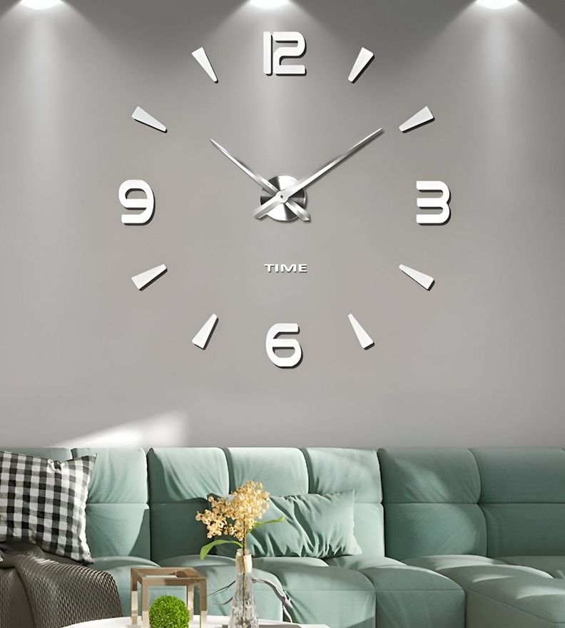 Reloj Pared 3D Acrílico Grande Moderno Decoración Hogar Jhn-3