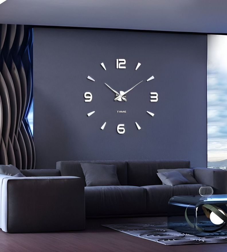 Reloj Pared 3D Acrílico Grande Moderno Decoración Hogar Jhn-4