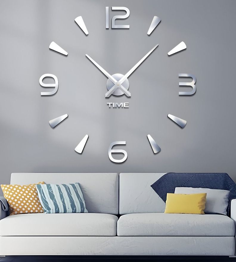 Reloj Pared 3D Acrílico Grande Moderno Decoración Hogar Jhn-6