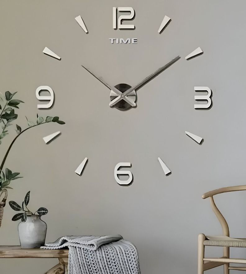 Reloj Pared 3D Acrílico Grande Moderno Decoración Hogar Jhn-8