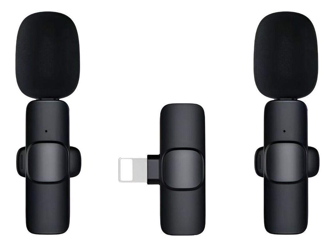 MICRÓFONO INALÁMBRICO Lavalier Clip Tipo C Plug-Play-0