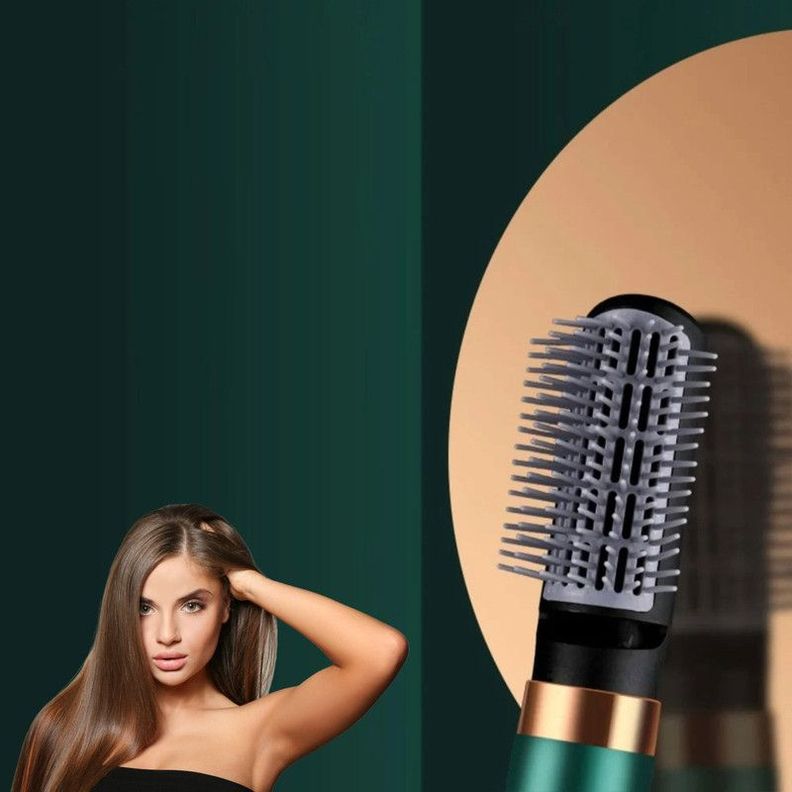Cepillo Alisador 3 en 1 Alisar Rizar Peinar Cabello Lau-7
