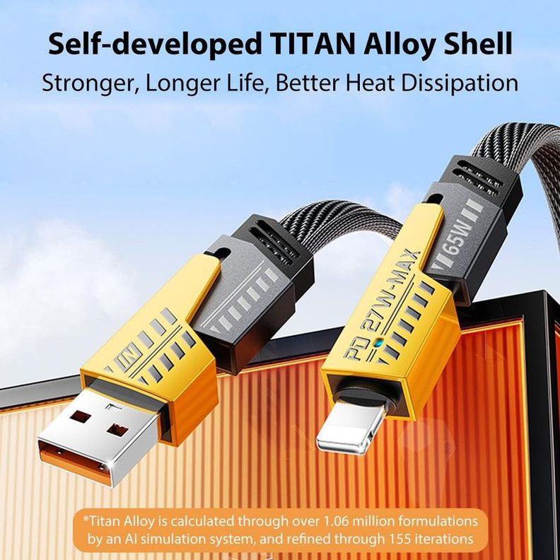 Cable USB 4 en 1 Carga Rapida Tipo C Lightning Datos Lau-1