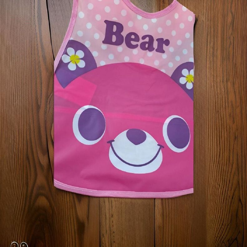 Set de 8 Baberos Plástico Impermeable Bebés Delantal Jhn-2