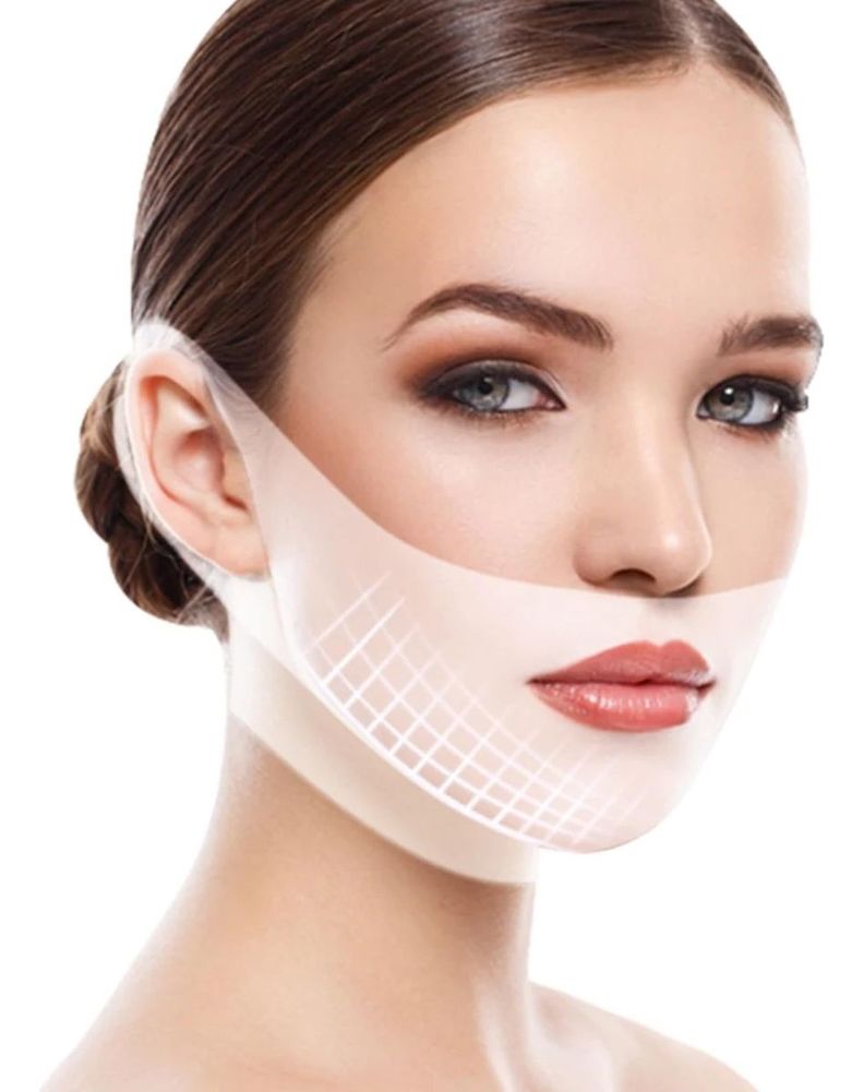 Mascarilla Tensora Reductora Papada Facial 2 Pack Jhn-1