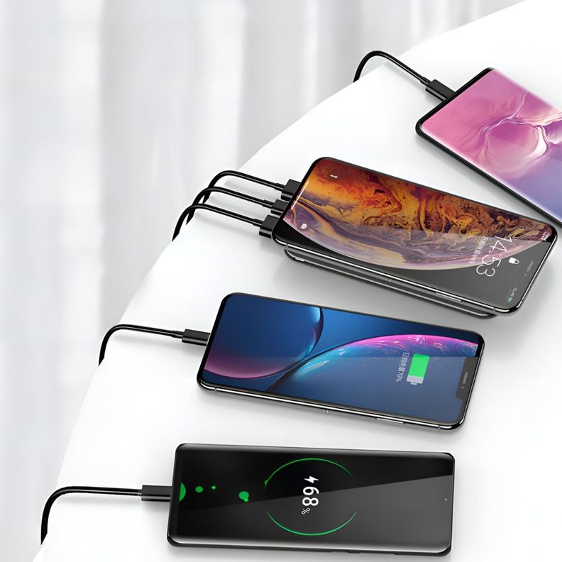 Cargador Inalámbrico Portátil Doble USB Ventosa Silicona-8