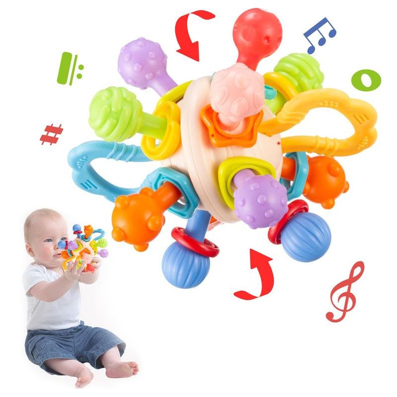Juguete Denticion Chupete Sensorial Morder Rascaencias Bebes Lau-2