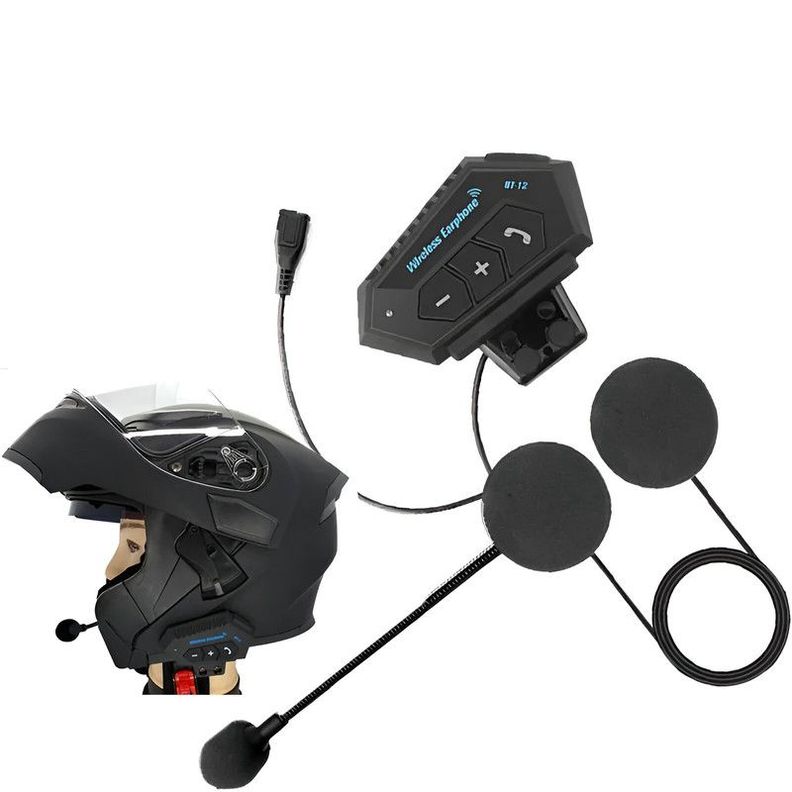 Audifonos Casco Motos Intercomunicadores Bluetooth Lau-0