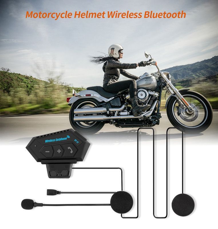 Audifonos Casco Motos Intercomunicadores Bluetooth Lau-5