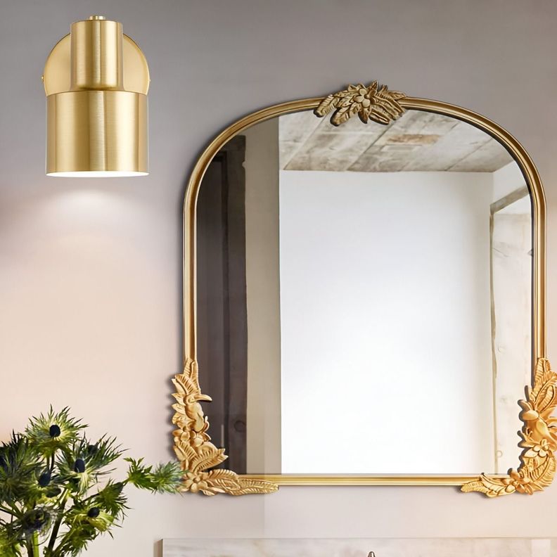 Lámpara Aplique Pared LED Nórdico Dorada Ajustable E27 Jhn-3
