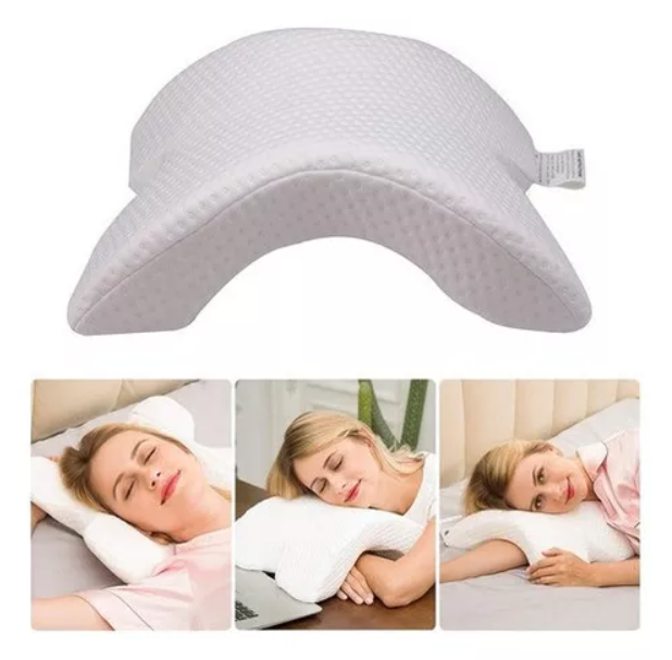 Almohada Memory Brazo Ortopedica Cojin Curvo-0
