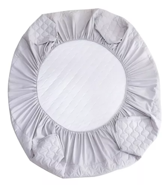 Cubrecolchon. 2 Plazas Acolchado + 2 Fundas Para Almohada 100% Impermeable-3
