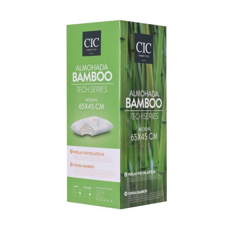 almohada de bamboo tech series 65x45 cic-0