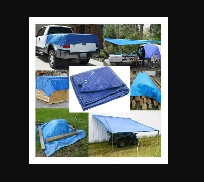 Lona Cobertor Impermeable Carpa Multiuso 3x4-0