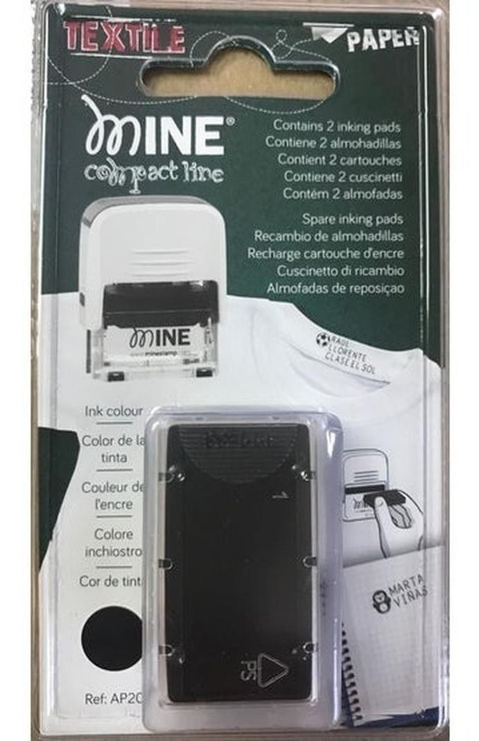 Pack Almohadillas De Tinta Para Marcador Mine-0