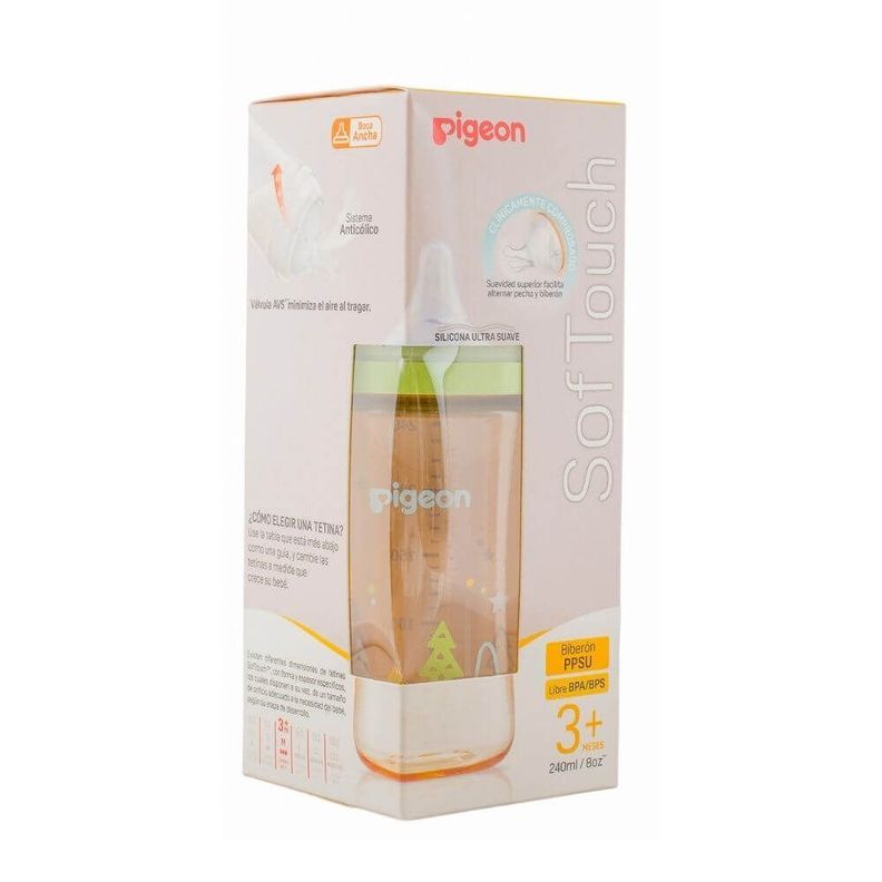 Mamadera Softouch Pigeon PPSU 240 ml Forest-1