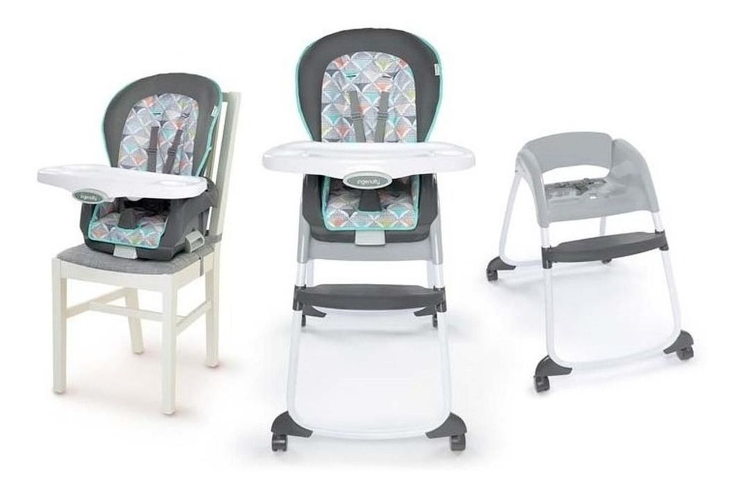 Silla De Comer 3 En 1 Smart Clean Bryant Ingenuity-3