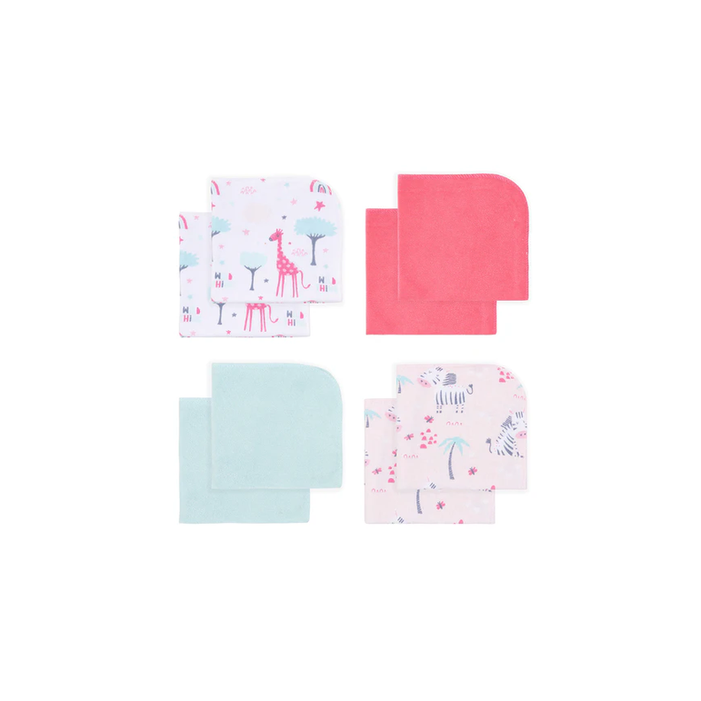 Toallitas De Limpieza Para Bebés Bambino Fucsia Animales-1