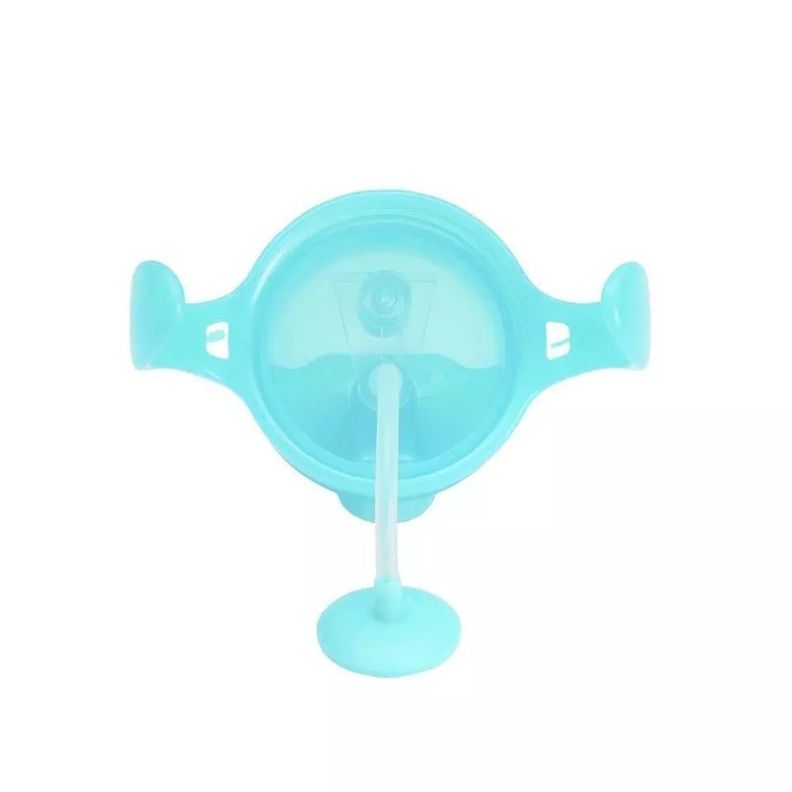 Vaso Antiderrame Any Angle Bombilla Con Peso Y Asas 207ml Munchkin azul-2