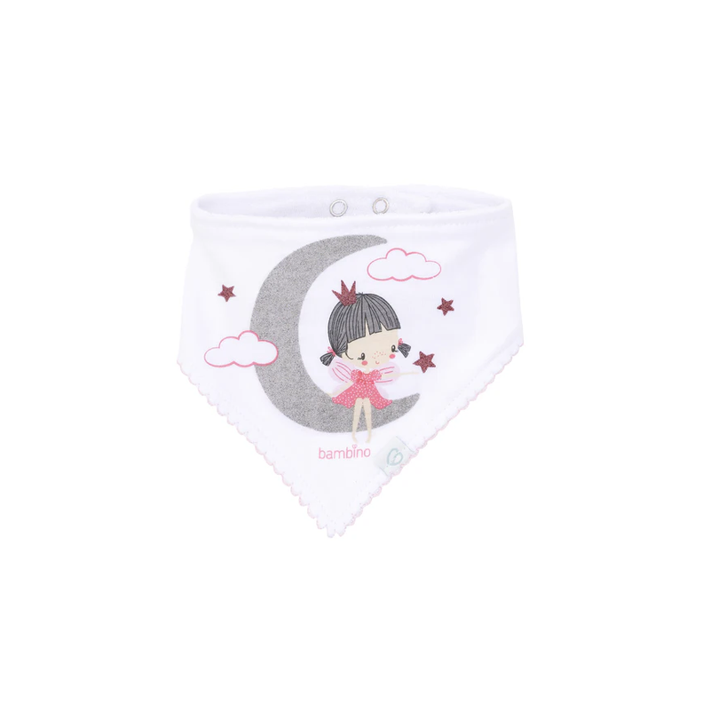 Bipack Babero Bandana Gris Luna-3