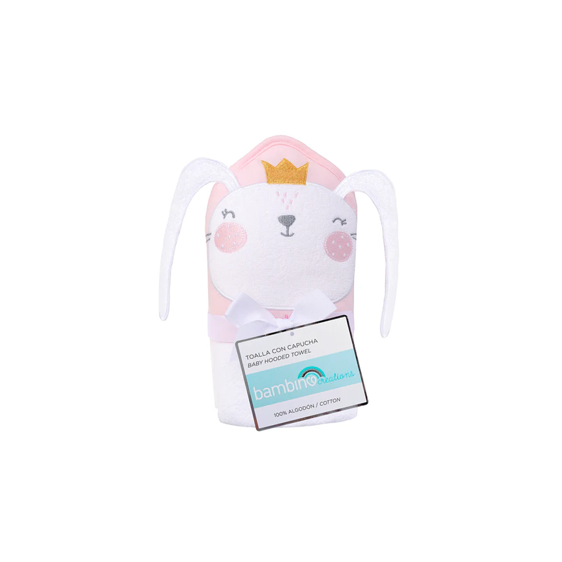 Toalla Capucha Bambino Conejita-0