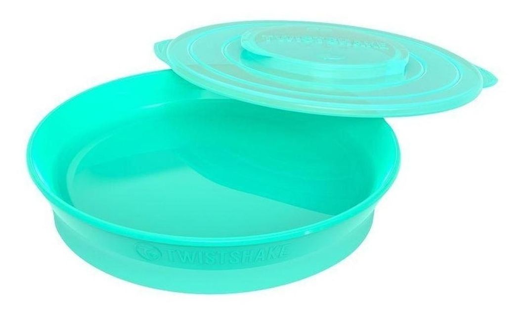 Plato Twistshake 6 Meses + Verde Pastel-0