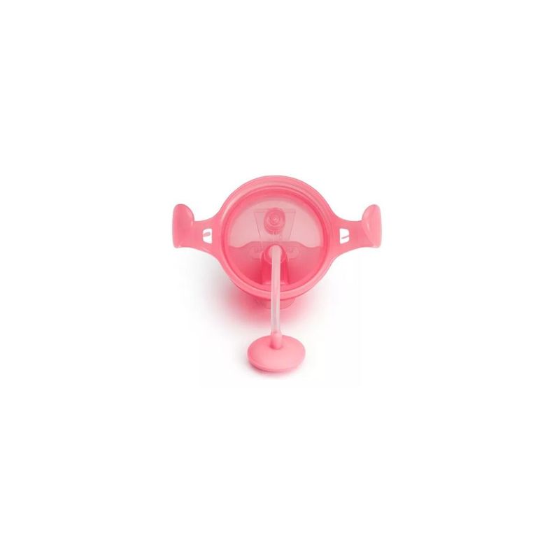 Vaso Antiderrame Any Angle Bombilla Con Peso Y Asas 207ml Munchkin rosa-3