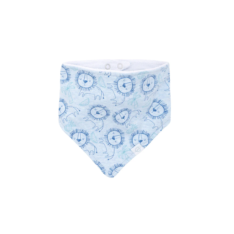 Bipack Babero Bandana Blanco León-3
