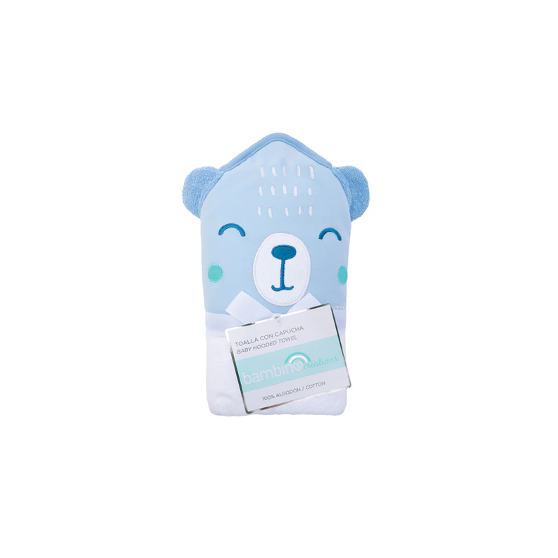 Toalla Capucha Bambino Oso-0