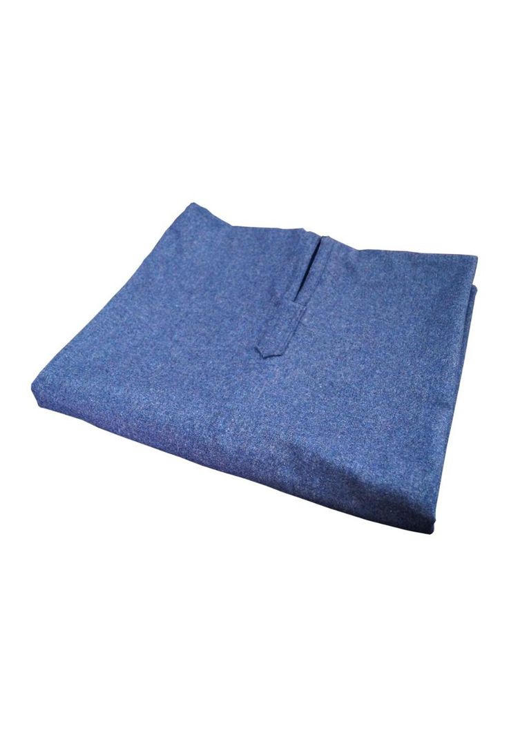 Poncho Melton 100% Lana - Largo - Gris Oscuro-2