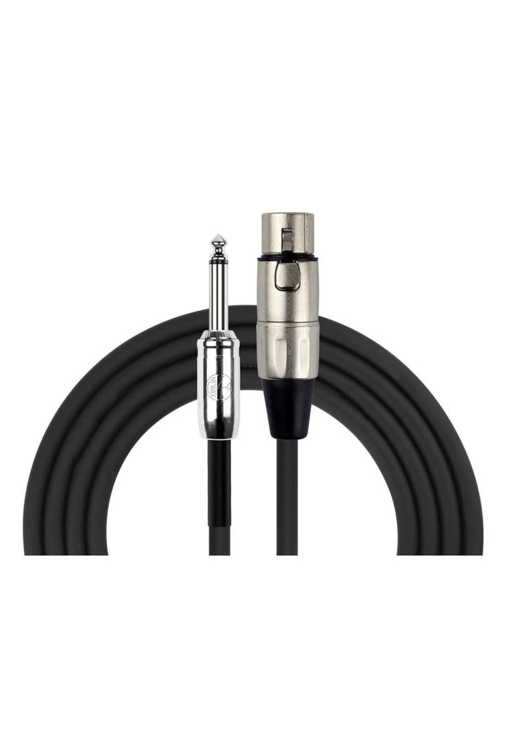 Cable XLR-Plug 6,3mm de 10 mt Kirlin MPC-282PN/BK-10M-1