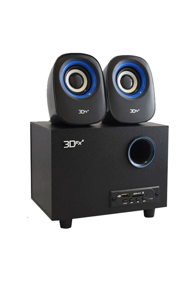 Parlantes Activos 2.1 3DFX Atomix-1